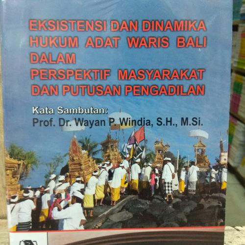Foto Produk Eksistensi dan Dinamika Hukum Adat Waris Bali dalam Perspektif dari andrebuku