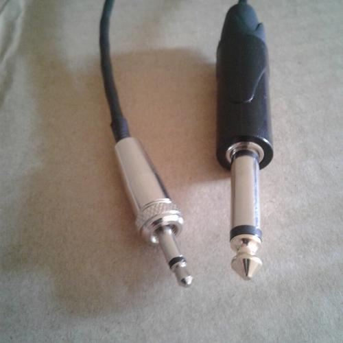 jack mini 3.5mm mono to Jack akai 6.3mm 