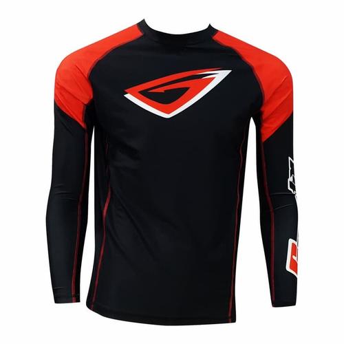 Gambar GENETIX ICON Rashguard LS RG002 BlackRed dari ELITE MMA SHOP Kota Administrasi Jakarta Barat Tokopedia