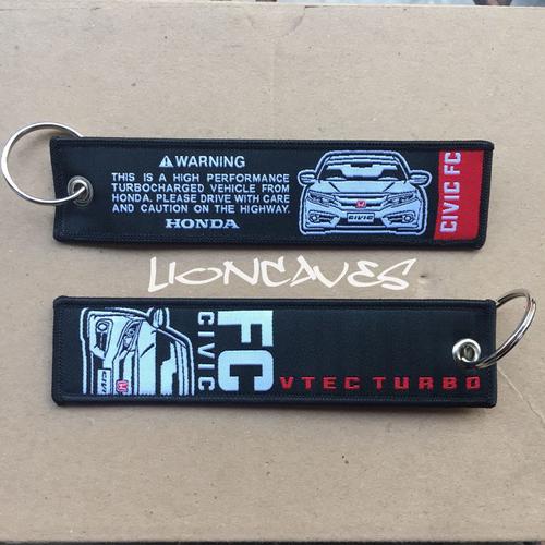 Foto Produk Civic FC Racing Key Ring / Key Chain / Luggage Tag/ Gantungan Kunci dari lioncaves