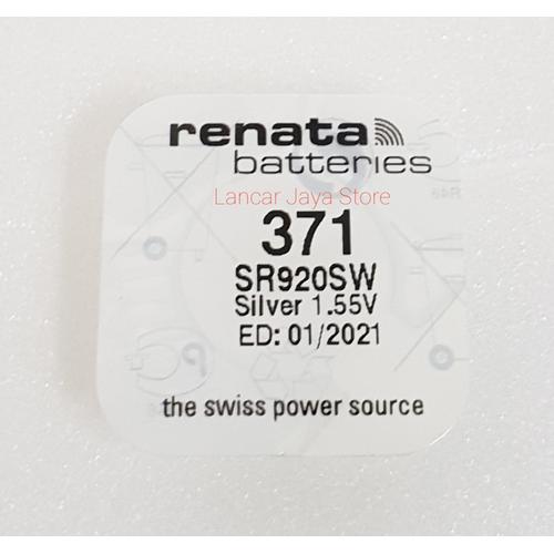 Foto Produk BATERY / BATTERIES Renata 371 SR920SW (Asli) dari Lancar Jaya Store