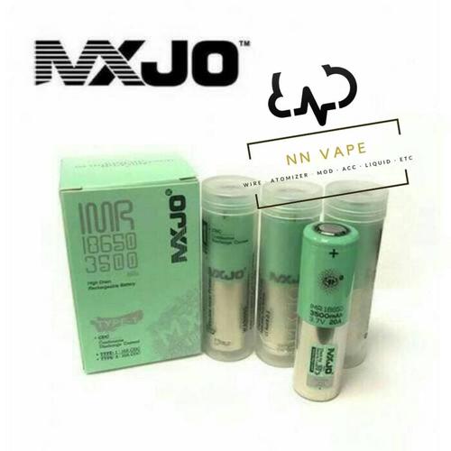 Foto Produk Battery MXJO new 18650 3500 MAH (Green Toscha) Authentic dari NNVape