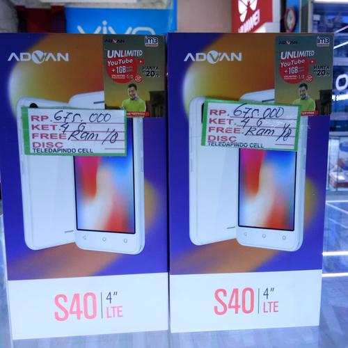 Jual Hp Advan S40 Lte Keluaran Terbaru Garansi Resmi Dengan Ram 1gb Rom 8gb Emas Jakarta Barat Telecell Original Tokopedia