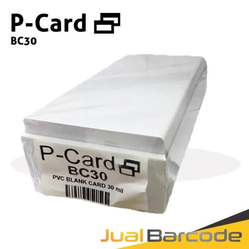 Gambar KARTU PVC BLANK CARD P-CARD BC30 | BC 30 MIL ID CARD POLOS ISI 250 PCS dari Barcode Official Store Jakarta Pusat Tokopedia