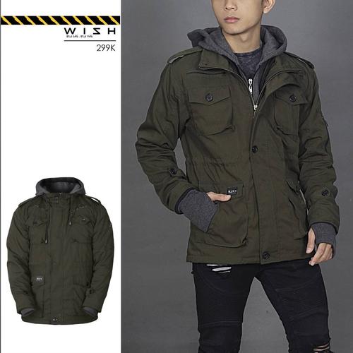 Foto Produk WISH PARKA JACKET GREEN ARMY | WISH | PARKA ORIGINAL | JAKET BANDUNG dari ZAVIER_MARKET
