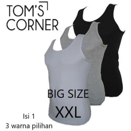 Foto Produk Kaos dalam BIG SIZE | Singlet JUMBO Agree | pakaian | Kaos dalam XXL - Singlet Abu, AGREE XXL dari TomsCorner