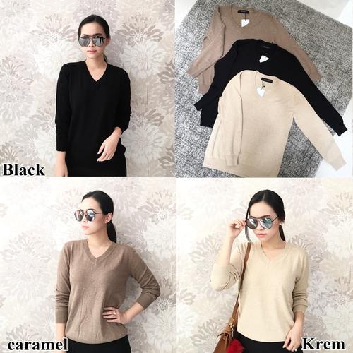 Foto Produk VKNIT TOP RAJUT - Hitam dari myredo