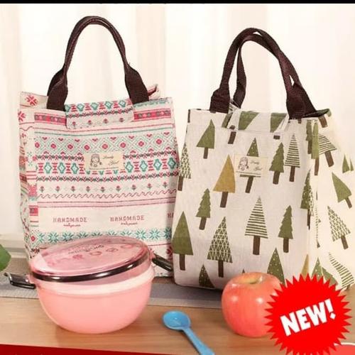 Foto Produk 002 insulated lunch bag cooler bag tas bekal kotak makan rantang lucu - A. LANDAK dari VAPOR LAB
