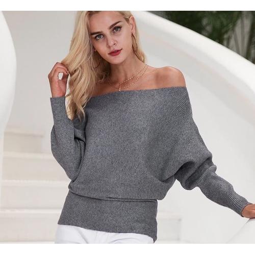 Womens Ladies Casual Long Sleeve Off Shoulder Pullover Tops Sweatshirt Blouse S/M/L/XL/XXL Womens Ladies Casual Long Sleeve Off Shoulder Pullover Tops Sweatshirt Blouse S/M/L/XL/XXL