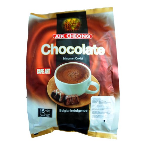 Foto Produk Aik Cheong Hot Chocolate 15 Sachets x 40 gram dari Snack Made