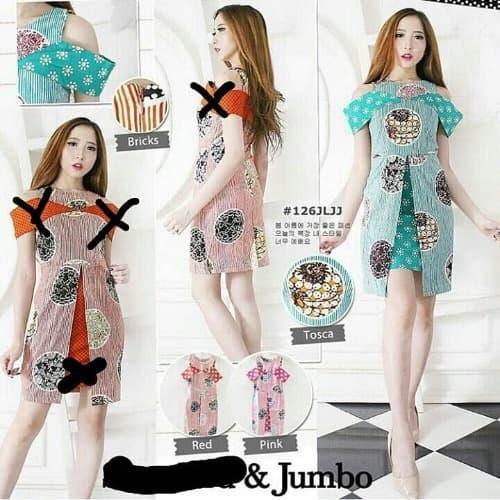 sack dress batik