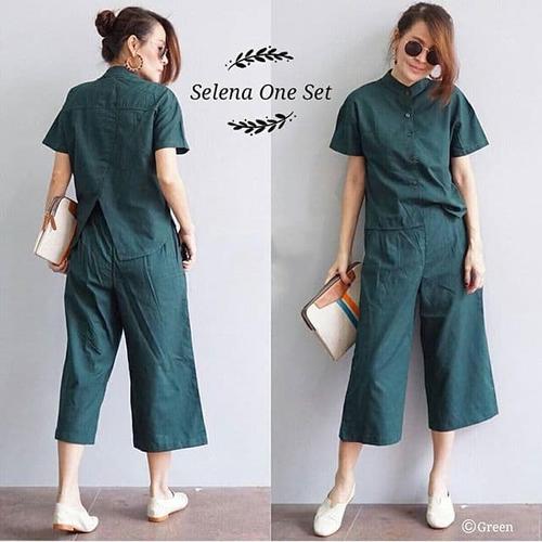 Foto Produk 925 Selena One Set Dark Green dari fashion_tnabang