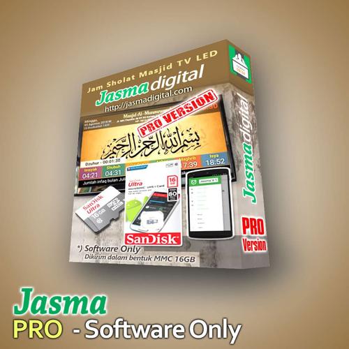 Foto Produk Software Jam sholat masjid digital menggunakan TV LED Versi Pro dari Jasma Digital