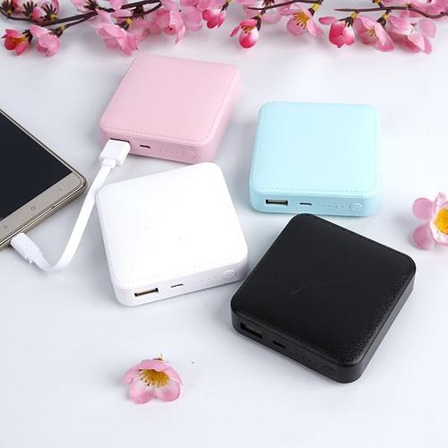 Foto Produk Powerbank 6000 mAh Terbaru Import Murah PASTEL POWERBANK - Putih dari Paroparoshop