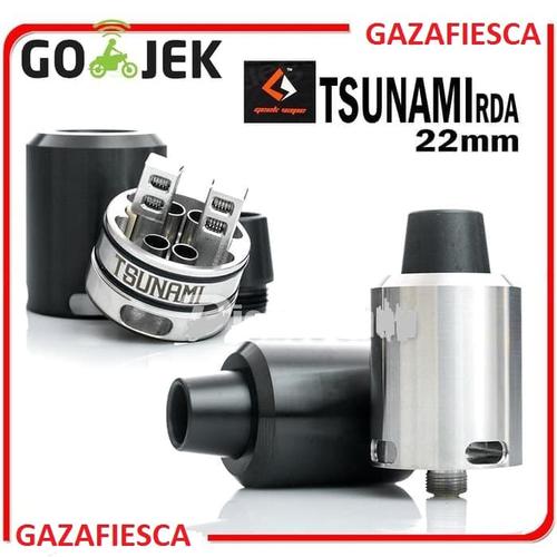 Foto Produk RDA Tsunami 22mm Hitam dan Silver dari gazafiesca