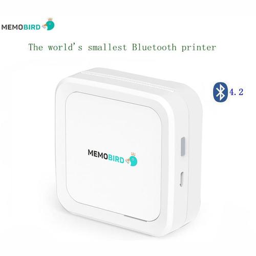 Foto Produk Memobird Smart Mini Printer Thermal Bluetooth POS Portable Printer HP - Putih dari Web Com