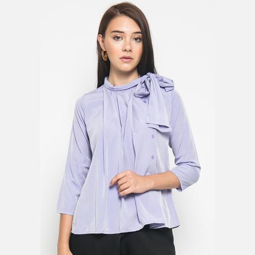 Foto Produk Sophistix Blouse Lengan 3/4 Warna Light Purple - Ungu, S dari Sophistix Official Store