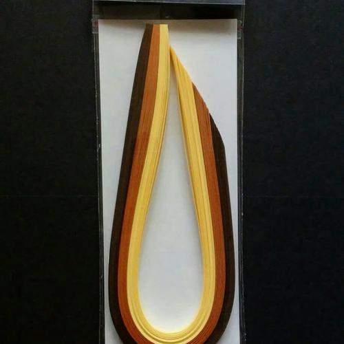 Foto Produk Art paper Kertas warna quilling gradasi coklat (3mm/5mm/7mm) dari Creative Blend