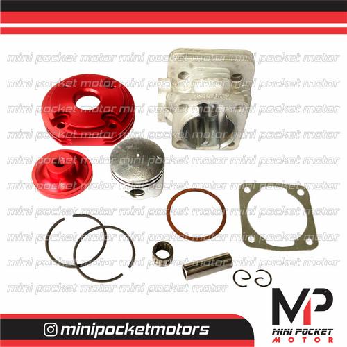 Foto Produk Block + Piston Head Pisah ZK Racing 44mm motor mini gp mini trail 49cc dari Mini Pocket Motor