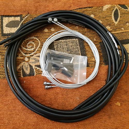 Foto Produk Kabel set shifter dan rem mekanik jagwire hitam dari farras bikes