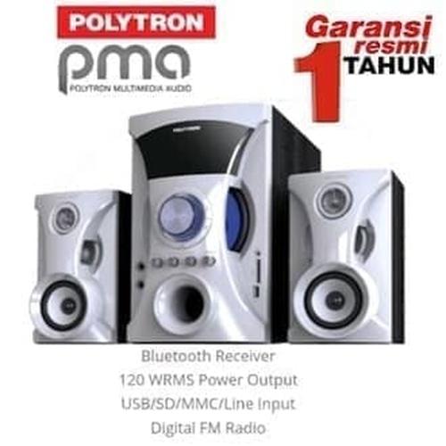 Foto Produk Multimedia Speaker Polytron PMA9505 PMA 9505 Bluetooth USB MP3 FM - Hitam dari Miami