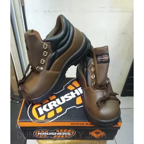 Jual Safety shoes sepatu safety merk KRUSHERS FLORIDA BLACK BROWN