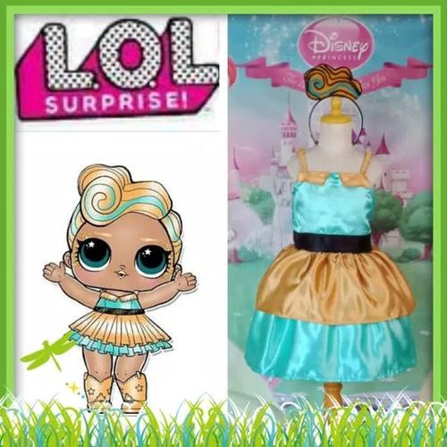 Jual Kostum Dress Anak Gaun Pesta LOL Surprise Luxe Size 12