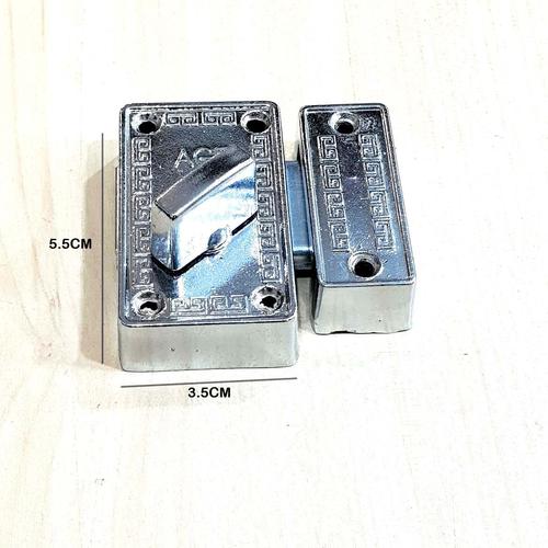 Foto Produk Grendel atau slot pintu putar age Chrome dari Best Corner