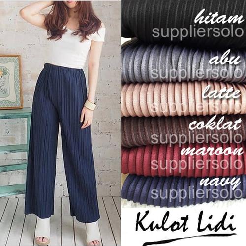 Foto Produk CELANA KULOT LIDI MURAH - Abu-abu, XL dari Choco Shops