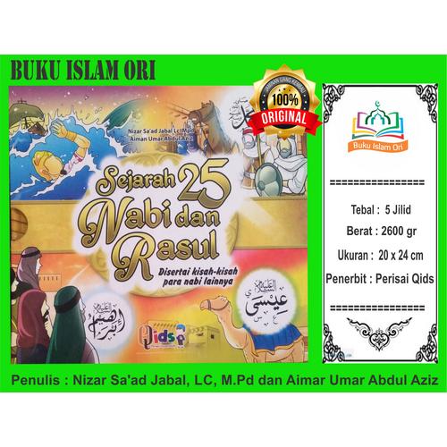 Foto Produk Sejarah 25 Nabi dan Rasul ORI 1set - Perisai Qids dari Buku Islam Ori
