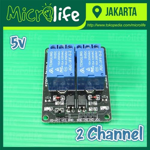Gambar 5v Relay 2 Channel dari MicroLife Jakarta Barat Tokopedia