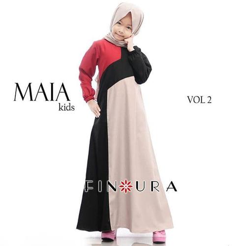 Foto Produk Gamis Anak / Maia Kids Vol 2 by Finoura (Coksu) dari finoura
