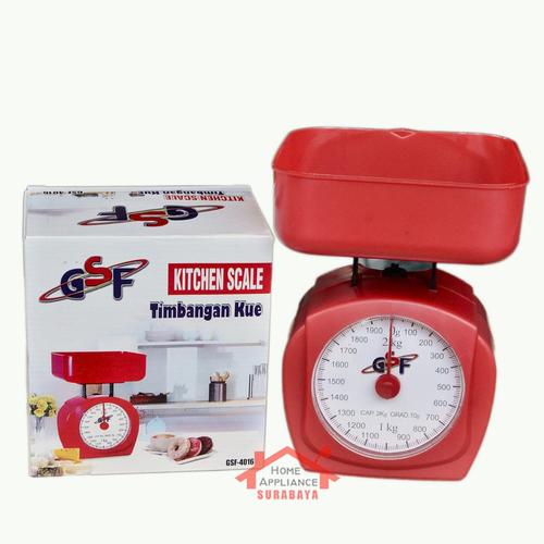 Foto Produk Timbangan Kue Serbaguna Analog / Manual GSF Kapasitas 2 KG GSF 4016 dari Home Appliance Surabaya