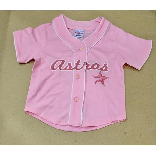 Foto Produk Kaos jersey Baseball Houston Astros - Merah Muda, 14-16 tahun dari au'let