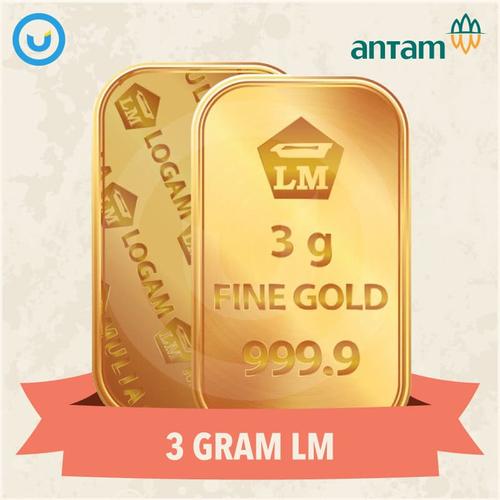 Gambar UD - Emas Batangan LM Antam 24K Berat 3 Gram - Terima Buyback dari Usahadinar Jakarta Timur Tokopedia