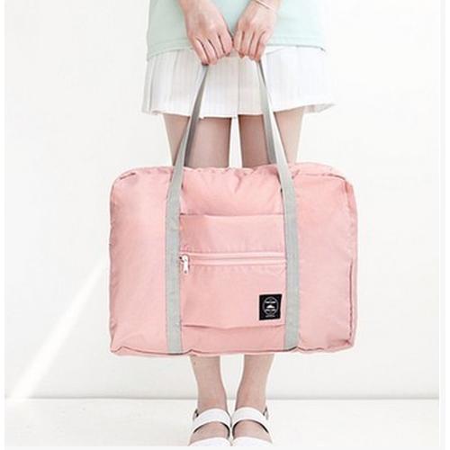 Foto Produk Korean Easy Travel Bag foldable Tas travel hand carry Koper Lipat - NAVY-FB dari Travelbuddy