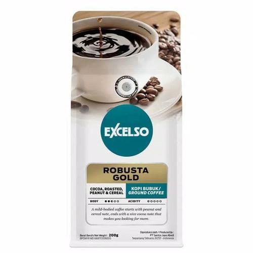 Foto Produk Kopi excelso robusta gold bubuk dari yura coklat