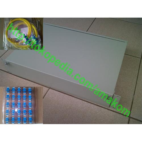 Gambar OTB Rack 96 Core LC Lengkap dari AMAKOM MEDIA KOMUNIKA Jakarta Barat Tokopedia
