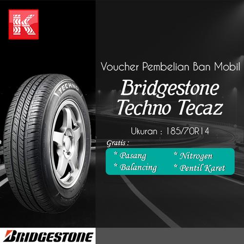 Foto Produk Ban Mobil Bridgestone New Techno Tecaz 185/70R14 Vocer dari Kiosban