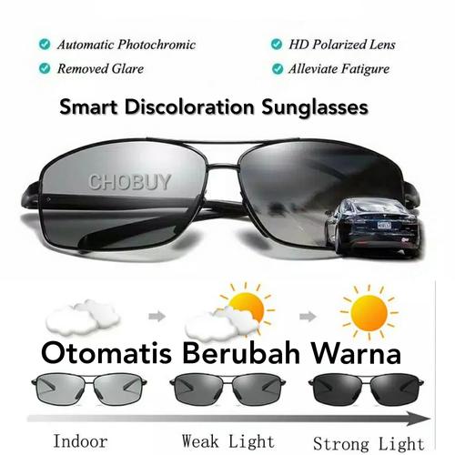 Jual Original Kaca Mata Anti Silau Uv Siang Malam Photochromic Polarized Kota Surabaya Chobuy Tokopedia