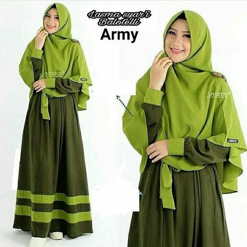 Foto Produk Lasma Syari Set Gamis + Khimar dari Blossom Angel
