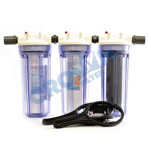 Foto Produk Paket EKO 3 - Saringan / Filter Air Siap Pakai 3 Housing - TIGA PER EMPAT, Eugen dari Crownfilter