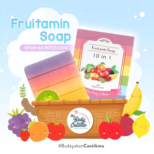 Foto Produk THE BODY CULTURE FRUITAMIN SOAP 10 IN 1 BPOM ORIGINl - FRUITAMIN SOAP dari Jane Kosmetik