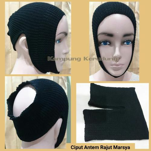 Foto Produk Ciput Antem Rajut Marsya Inner Dalaman Jilbab Hijab Pasmina Segiempat dari Kampung Kerudung