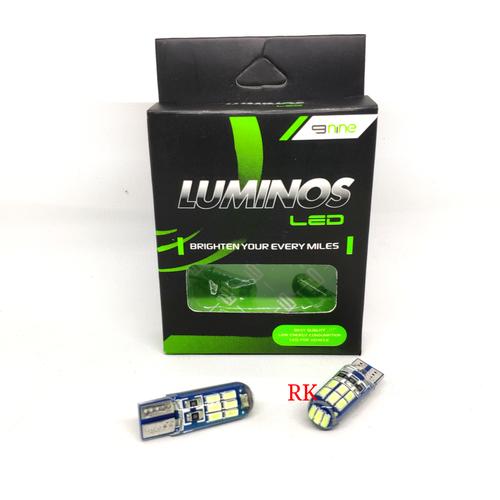 Foto Produk LAMPU SENJA MOTOR DAN MOBIL PUTIH T10 LUMINOS dari RK MOTOR CILEDUG