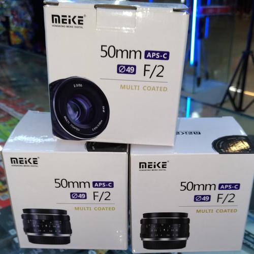 Foto Produk LENSA MEIKE 50MM F2 FOR CANON MIROLLES(EOS-M) dari mycam