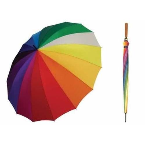 Foto Produk PAYUNG GOLF PELANGI RAINBOW 16 JARI BESAR JUMBO UMBRELLA dari indonline12