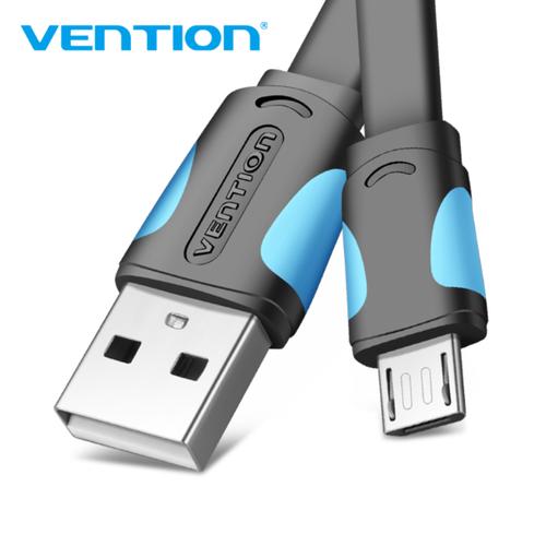 Gambar Vention A08 1M Kabel Micro USB Data Sync Charger Flat Fast Charging dari Vention Authorized Store undefined Tokopedia