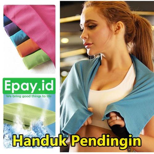 Foto Produk Handuk Pendingin Cooling Towel 90x30cm Towel Gym Olahraga Jogging Yoga dari Epay ID