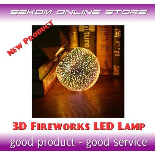 Foto Produk Lampu LED Efek Kembang Api 3D - 3D Fireworks LED Lamp - BIG 125mm dari SEKOM ONLINE STORE